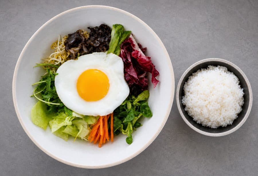 Bibimbap — nachher