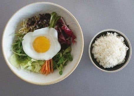 Bibimbap — vorher