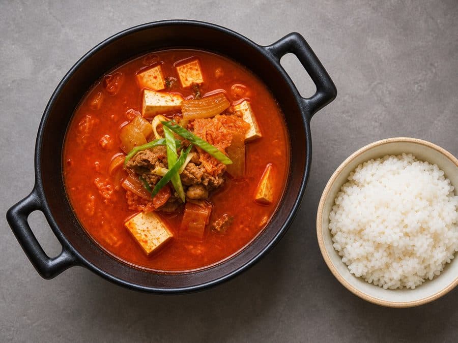 Kimchi-Eintopf — nachher