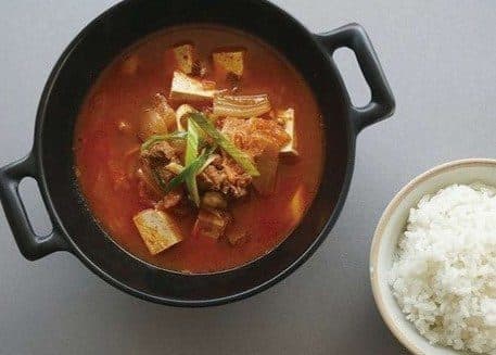 Kimchi-Eintopf — vorher